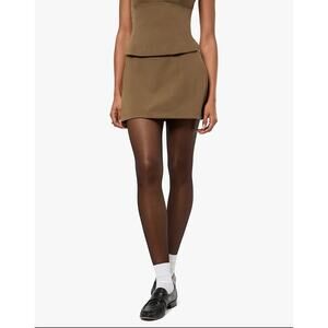 WEWOREWHAT Brown Mini Skort - Size 2 - NWT